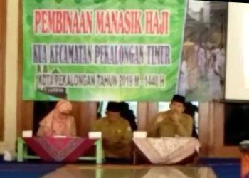 82 CJH Ikuti Bimbingan Manasik Haji Kecamatan Pekalongan Timur