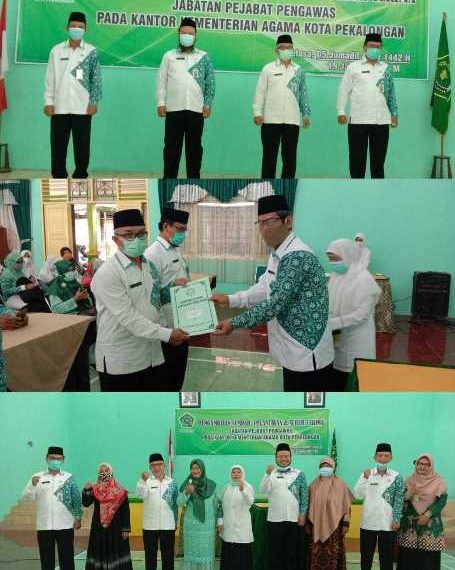 Pelantikan Kasi Dan Gara Kankemenag Kta Pekalongan