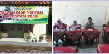 Tim Akreditasi di MII 02 Banyurip Ageng