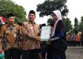 SANTRI MADIN AN-NAJAH RAIH  PERUNGGU CABANG LARI  SPRINT PUTRI
