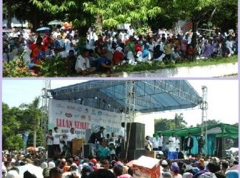 Ikuti Jalan Sehat Raih Umrah