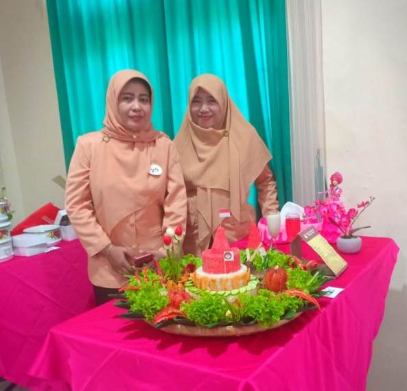 DWP Kankemenag Juara 1 Lomba Kreasi Merah Tumpeng