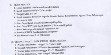 Formasi Tenaga Pengamanan (Satpam)