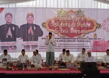 Kegiatan Khotmil Qur’an dan Do’a bersama Menyambut Hari Jadi Kota Pekalongan ke-117 Tahun 2023.