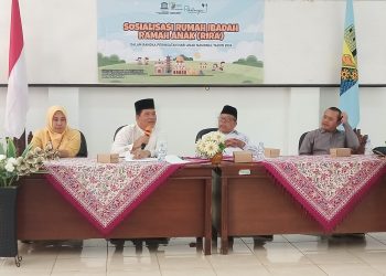 Sosialisasi Rumah Ibadah Ramah Anak (RIRA).