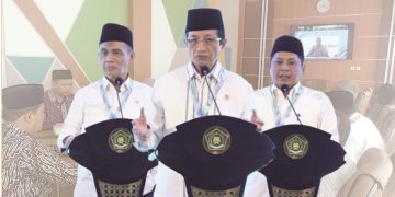 Jajaran Pimpinan Kemenag Kota Pekalongan Hadiri Rakernas Secara Virtual