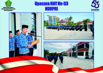 Kankemenag Kota Pekalongan Gelar Upacara HUT Ke – 53 KORPRI Tahun 2024