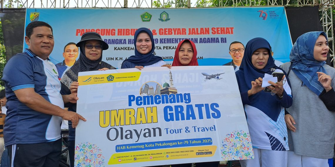 Gebyar Jalan Sehat Meriahkan HAB Ke-79 Kementerian Agama di Kota Pekalongan