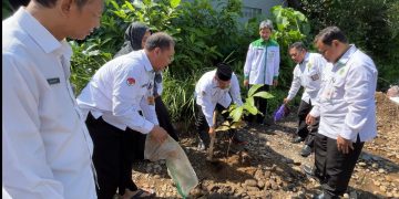 Kantor Kementerian Agama Kota Pekalongan Berpartisipasi Aktif dalam Gerakan Penanaman Pohon Matoa dalam Rangka Hari Bumi ke-55