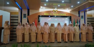 Pengukuhan Pengurus DWP Kankemenag Kota Pekalongan Periode 2024–2029.