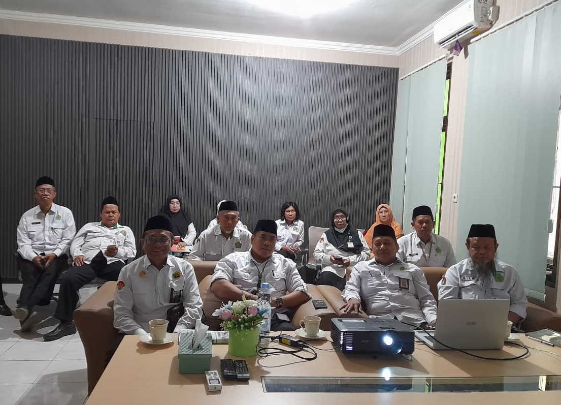 Rakernas Kemenag 2025, Kemenag Kota Pekalongan Ikut Serta Secara Daring
