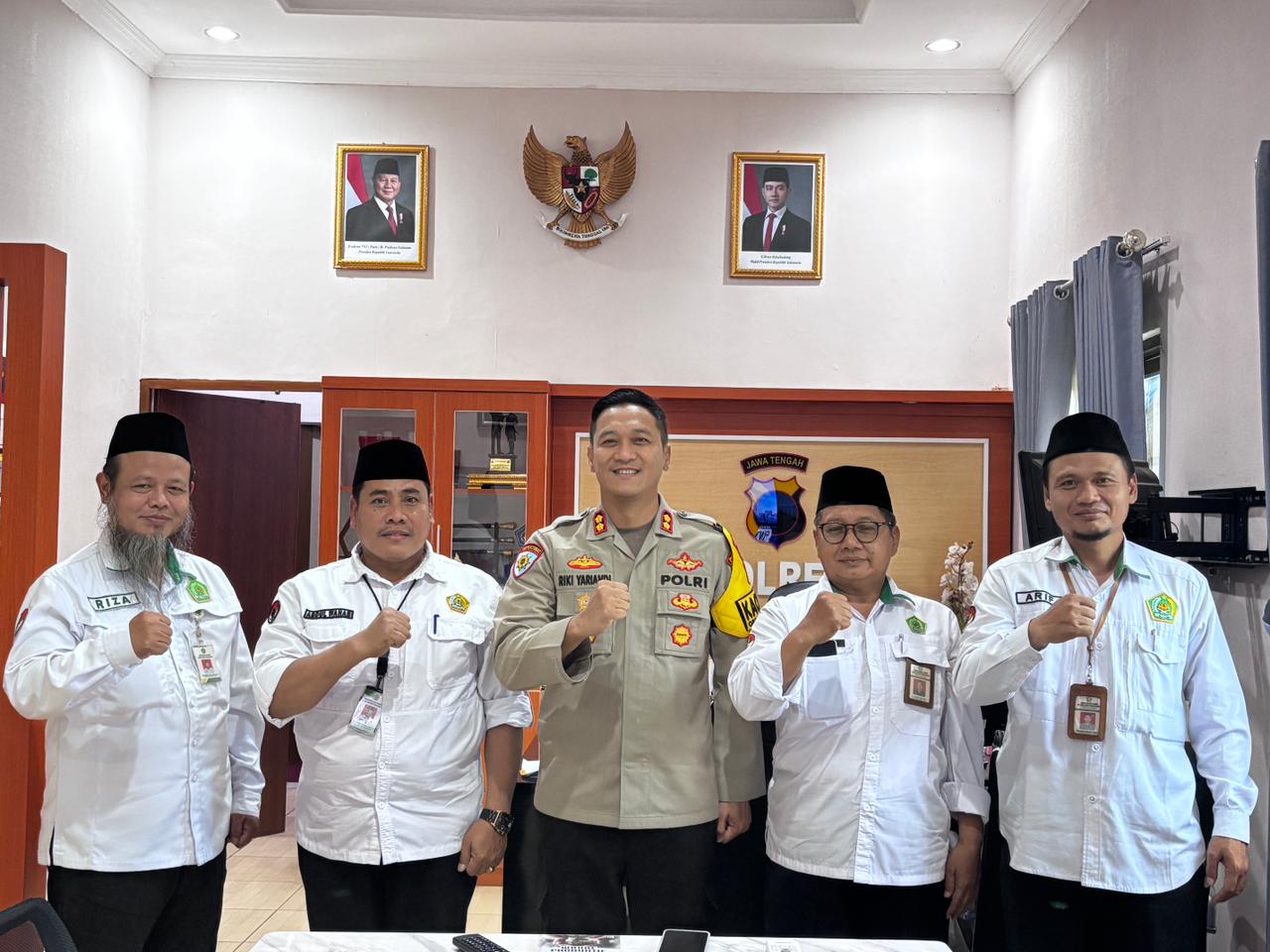 Kota Pekalongan Audiensi dengan Kapolres
