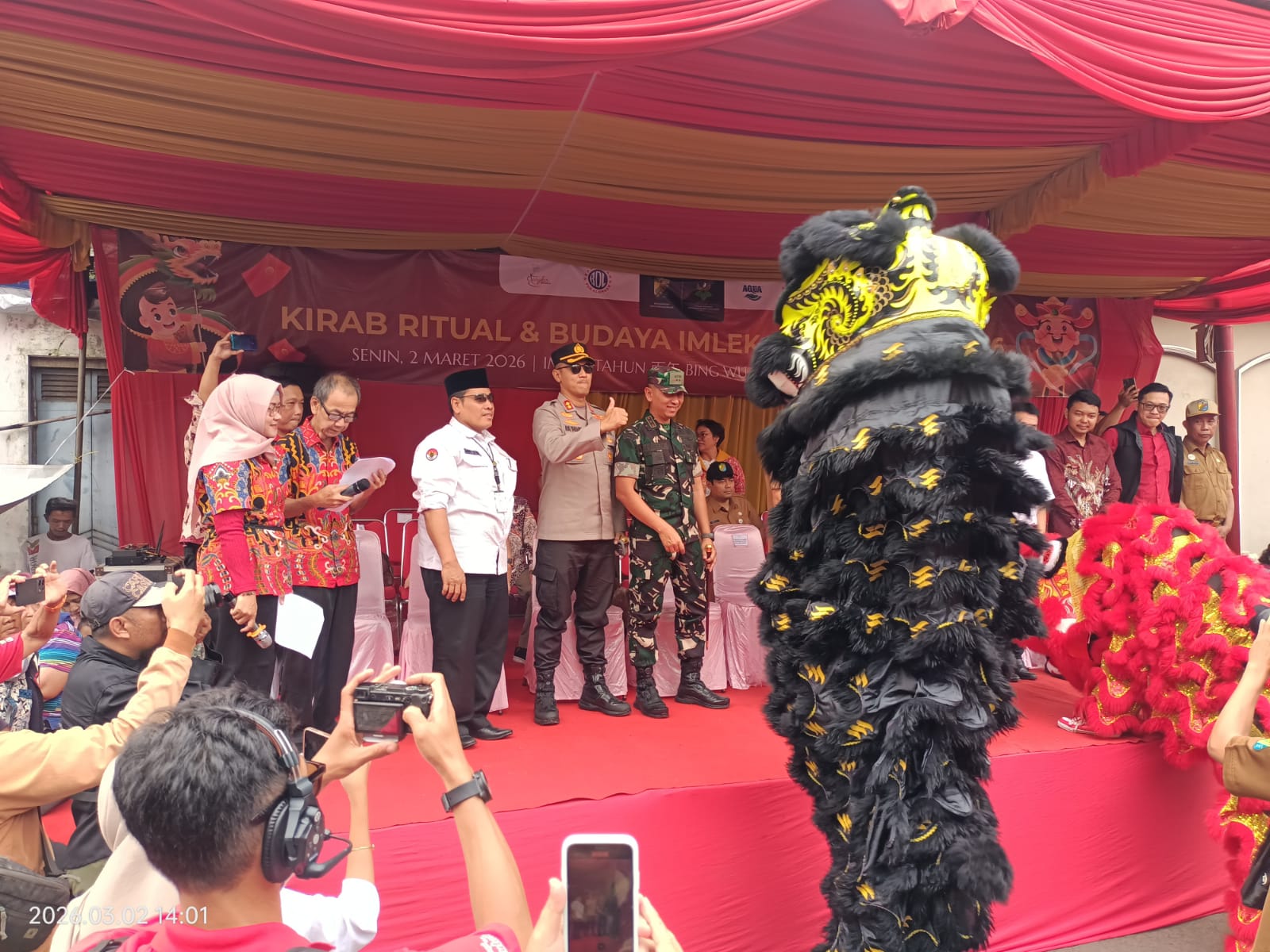 Kirab Imlek dan Cap Go Meh 2026 Kota Pekalongan Pererat Harmoni Umat Beragama