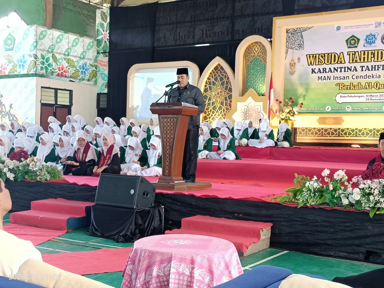 Kakankemenag Bangga Wisuda Tahfidz MAN IC Pekalongan, Tekankan Pentingnya Istiqamah Menjaga Hafalan