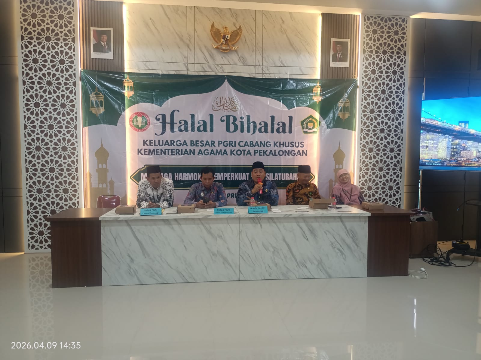 Kakankemenag dalam HBH PGRI: Halal Bihalal Jadi Momentum Introspeksi dan Perbaikan Kinerja