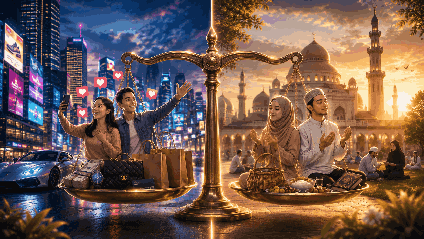 Hukum Flexing Harta di Media Sosial: Antara Riya’ dan Tahadduts bin Ni’mah