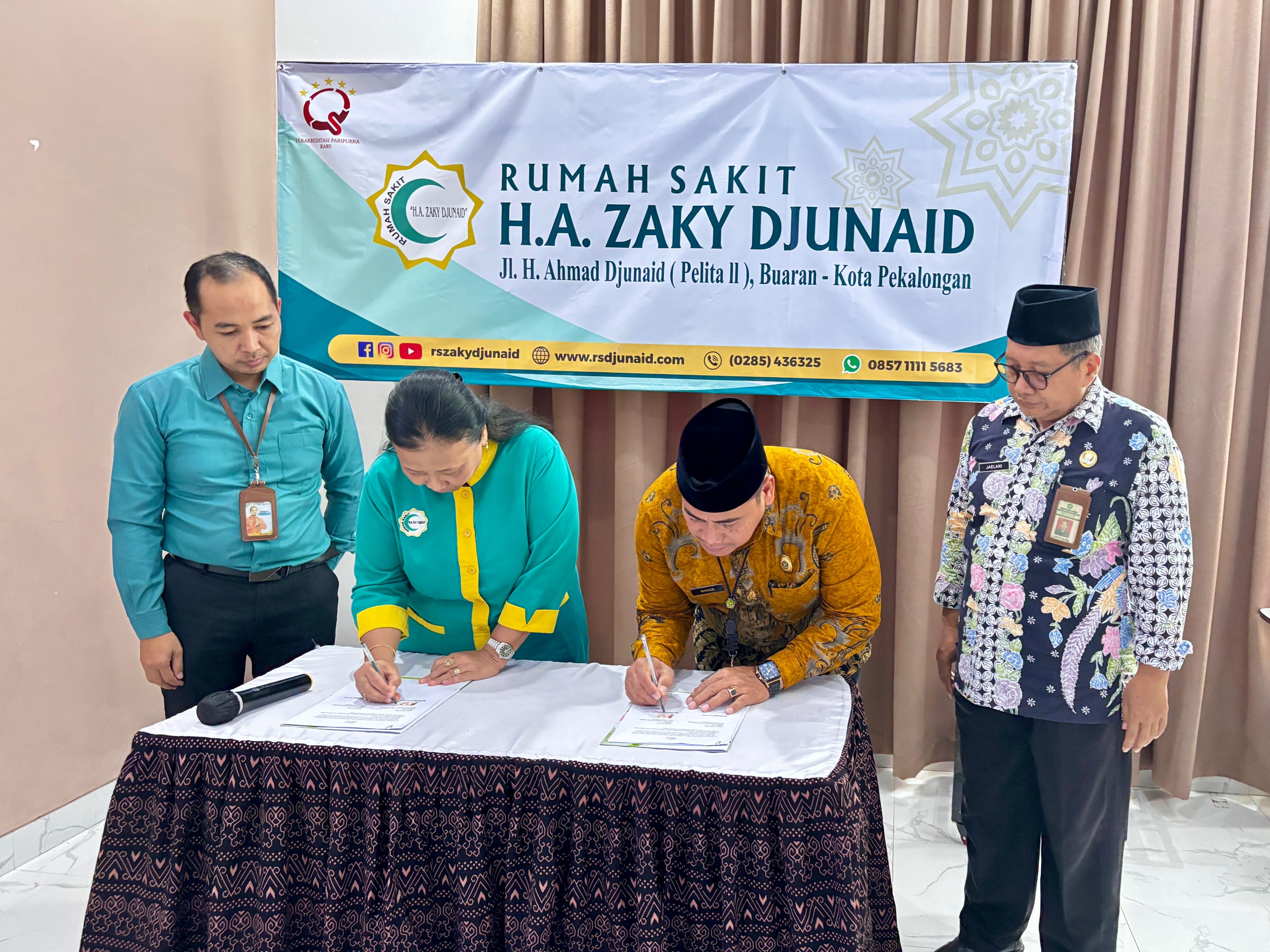 Kemenag Kota Pekalongan Jalin Kerja Sama dengan RS H.A. Zaky Djunaid, Perkuat Layanan Kerohanian Pasien