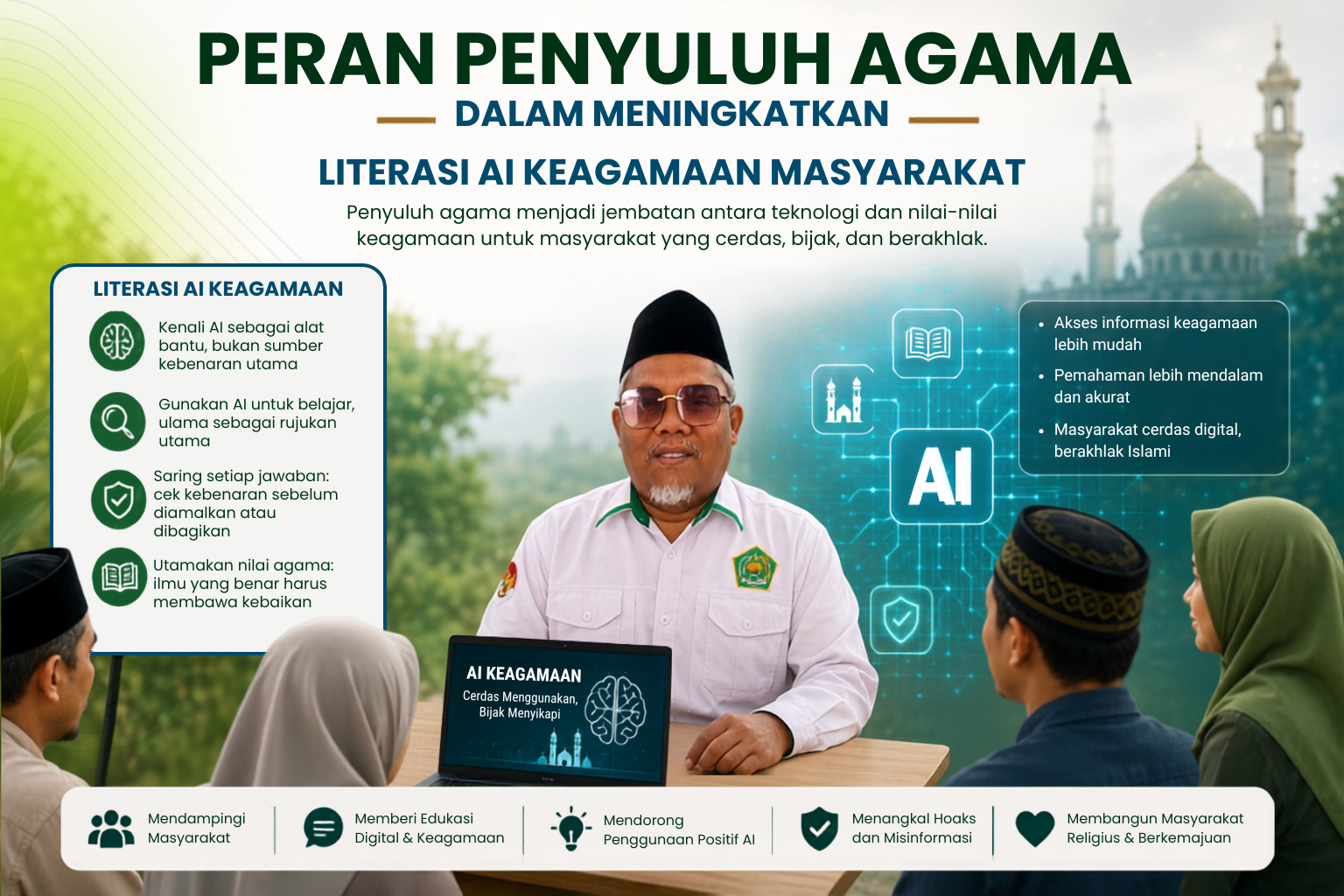 Ketika AI Jadi Rujukan, Penyuluh Agama Hadir Perkuat Literasi AI Keagamaan